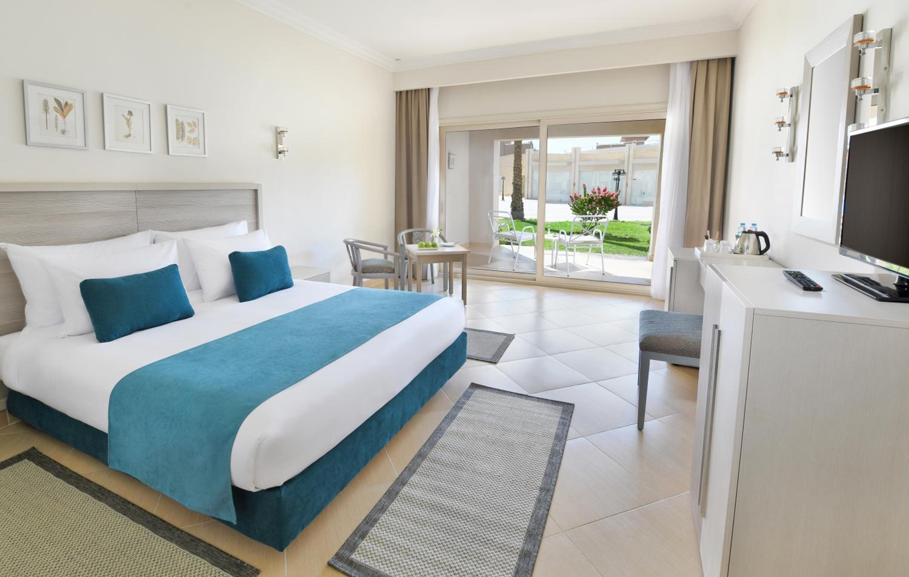 Superior, Kingsize- oder Zweibettzimmer, Blick auf den Garten