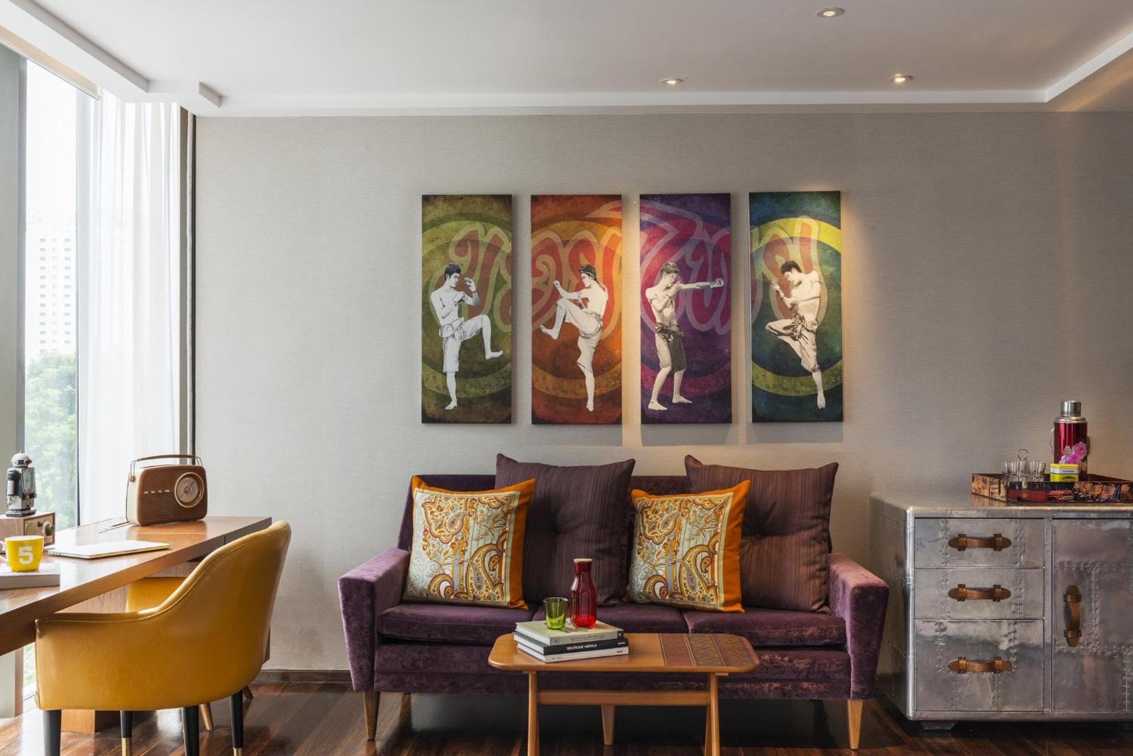 King Standard Zimmer mit Balkon und Gartenblick