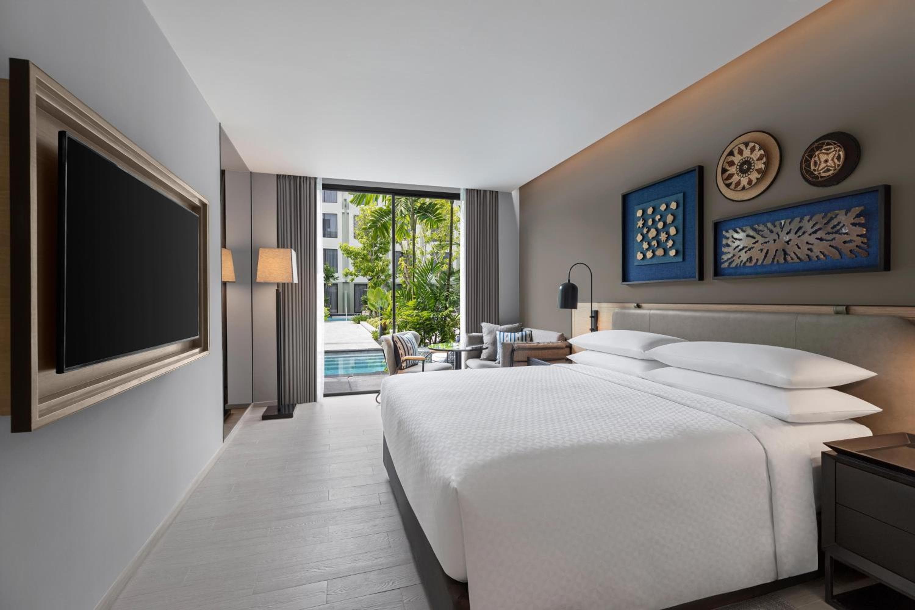 Poolzugang, Gästezimmer, 1 Kingsize-Bett