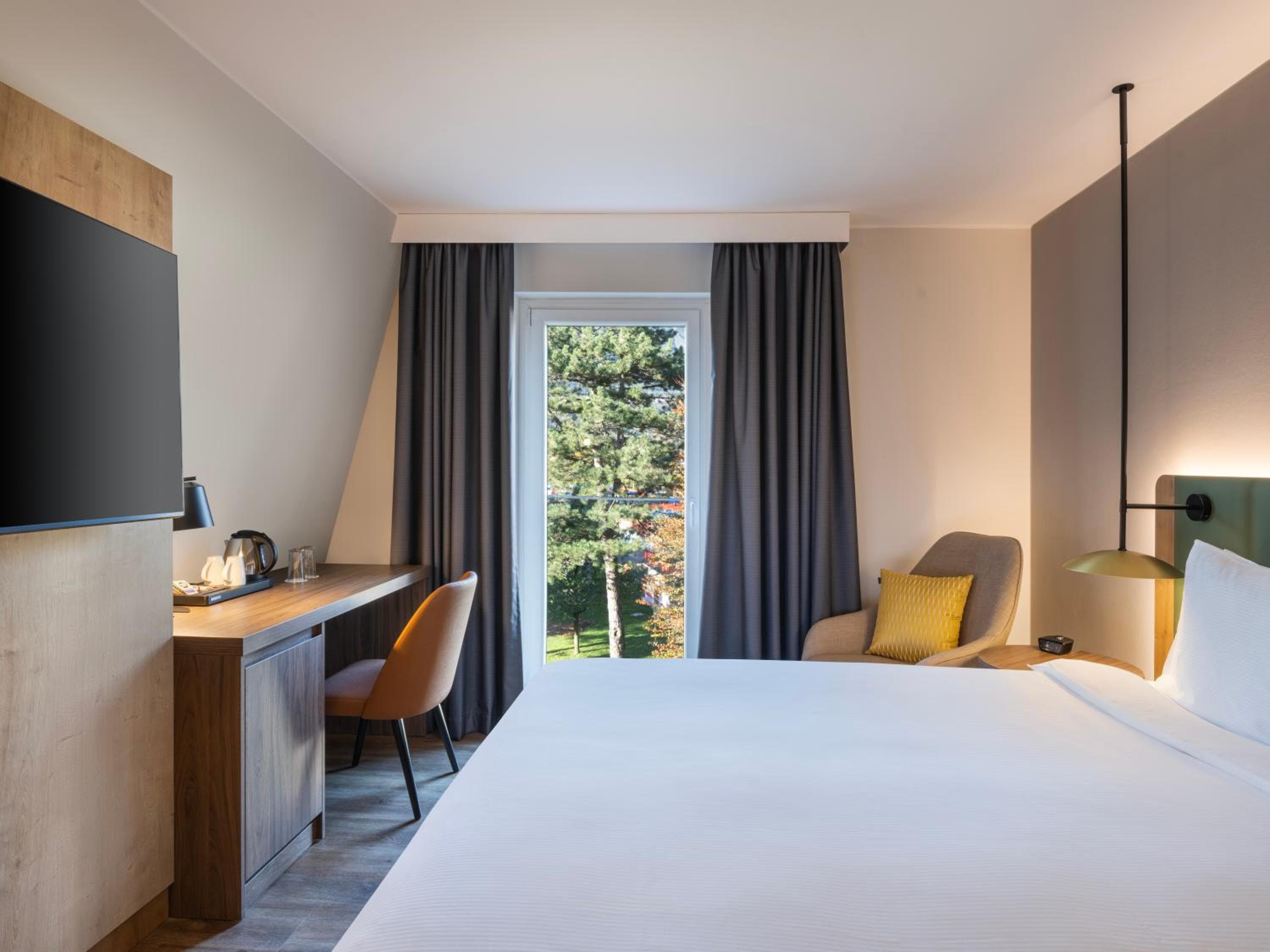Ecksuite mit Kingsize-Bett