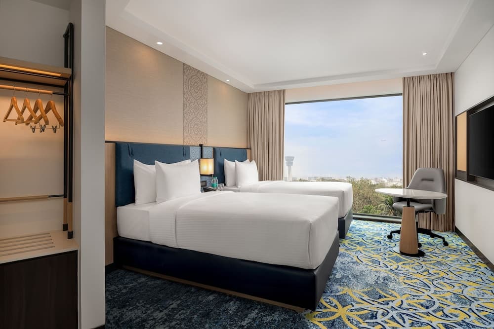 Chambre Deluxe, 2 Deux lits simples, Vue sur la ville