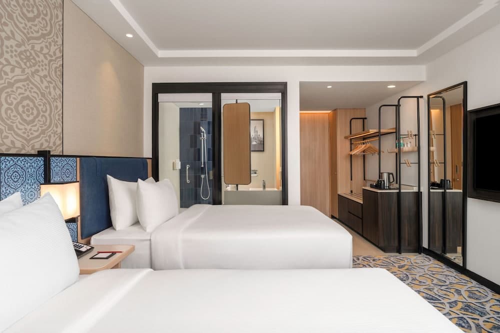 Deluxe Zimmer, 2 zwei Einzelbetten (Runway Blick)