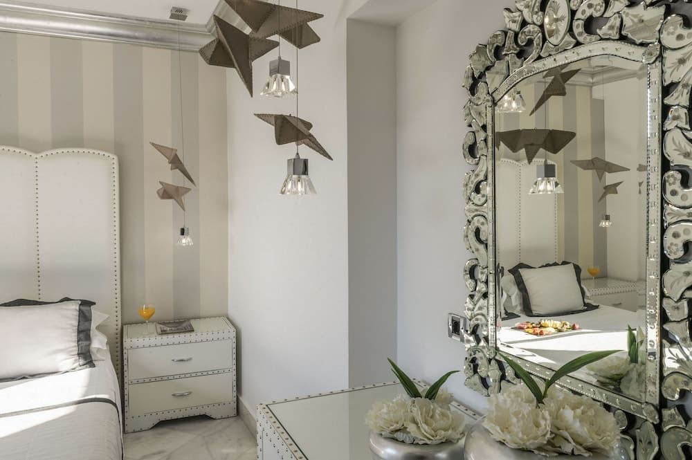 Zweibettzimmer mit Bergblick